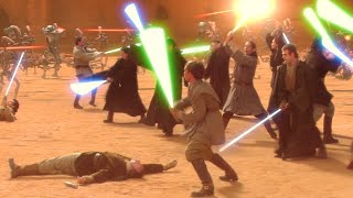 Geonosis Arena Jedi Rescue Battle 4K HDR  Star Wars Attack of the Clones [upl. by Rosemonde]