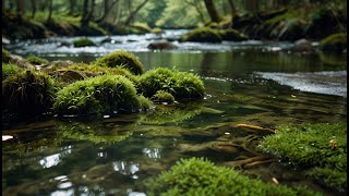 Soothing River Echoes amp Vibrant Rainforest Birds for Stress Relief  Water Sounds Relaxing [upl. by Htennaj174]