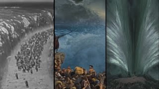 The Visual Effects Of Parting The Red Sea Through The Years [upl. by Icnan204]