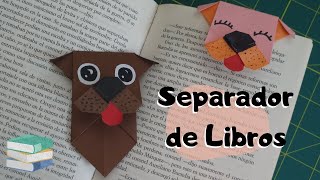 Separador de Libros Origami  Perrito de papel [upl. by Fisher]