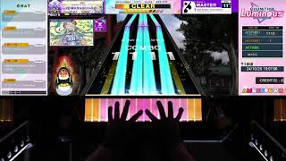 CHUNITHM LUMINOUS PLUS Bad Apple featnomico MASTER 11 200 ALL JUSTICE [upl. by Nollat688]