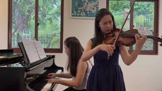 ABRSM Grade 6 Violin Exam 2024 C3 In a Spanish Garden 英国皇家小提琴6级 [upl. by Rofotsirk]