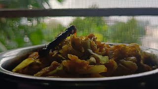 Bandha kobi Aloo Recipe Bandha Kofi Diye Aloo UtuCabbage CurryYoutube Video [upl. by Enomsed]