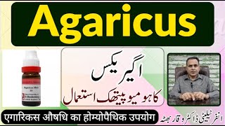 Agaricus اگیریکس एगारिकस Explained By Dr homeopathic Waqar Bhutta In Urdu  Hindi [upl. by Eduardo]