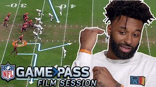 Jarvis Landry Breaks Down Baker Triple Reverse TD Pass amp Browns Offense  NFL Film Session [upl. by Anitap]