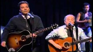 Stomp Jimmy Fallon Paul Simon Cecilia [upl. by Marney]