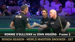 OSullivan vs Higgins  Frame 1  Riyadh 2024 [upl. by Seidnac]