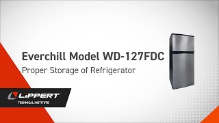 Proper Storage of an Everchill Model WD 127FDC Refrigerator V1 [upl. by Kcirderfla]