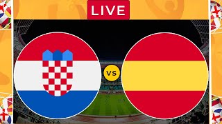 Croatia vs Spain  LIVE Football  Euro 2021 STREAMING  Football Match [upl. by Aurelie]