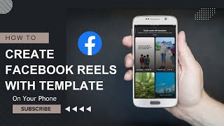 How to Use Template on Facebook Reels [upl. by Ahtibbat]