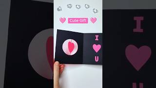 Cute Gift Idea 💖 Spinning Heart Card  How to Make Pop Up  Valentine’s Day Gift  DIY Paper Craft [upl. by Jez]