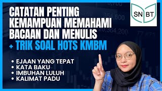 LINKCATATAN PENTING KEMAMPUAN MEMAHAMI BACAAN UTBK SNBT 2023 [upl. by Zipnick199]