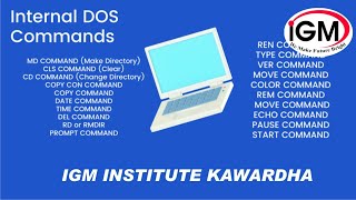 Operating System  Internal amp External command in DOS [upl. by Ahsekahs223]