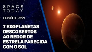 7 EXOPLANETAS DESCOBERTOS AO REDOR DE ESTRELA PARECIDA COM O SOL [upl. by Arral]