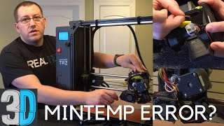 Taz 6 Thermistor Replacement Guide  Fix MINTEMP Error [upl. by Jolynn]