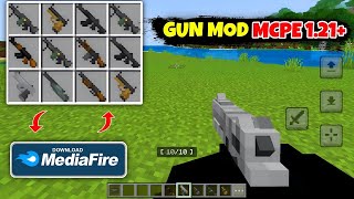 Gun Mod For Minecraft Pe 121 🔥 100 Working  Best Mods For Mcpe [upl. by Baylor625]