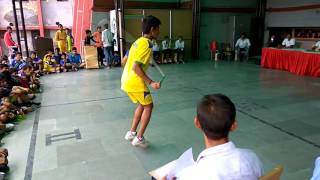 Rope skipping freestyle in kvs delhi regoinal [upl. by Elidad]