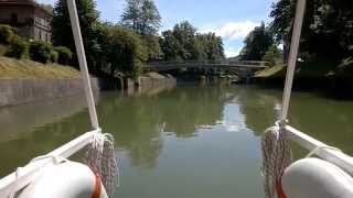 Fahrt mit dem touristischen Flussboot Ljubljana [upl. by Retsof]