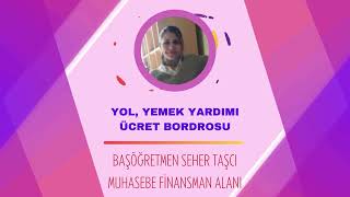 YOL YEMEK YARDIMI ÜCRET BORDROSU [upl. by Shiri]