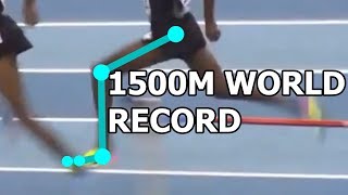 BREAKDOWN The 1500m INDOOR WORLD RECORD [upl. by Nylegna]