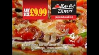 Pizza Hut Delivery E4 Advert Any Size Pizza £999 [upl. by Funk]