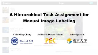 A Hierarchical Task Assignment for Manual Image Labeling VLHCC 2019 [upl. by Ttegdirb860]