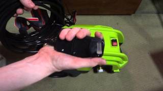 Greenworks 1500PSI Electric Pressure Washer Unboxing [upl. by Ennaear]