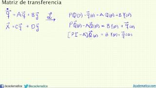 Matriz de Transferencia [upl. by Brandi612]