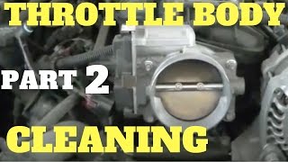 PART 2 CLEANING LS ENGINE THROTTLE BODY  Chevy amp GMC Vortec 48 53 60 62 Liter [upl. by Vange430]