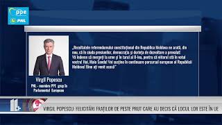 V Popescu Felicitări fraților de peste Prut care au decis că locul lor este în Uniunea Europeană [upl. by Tammie]