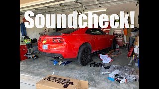 ZL1 sound check  Feat TexasSpeed headers amp Corsa [upl. by Akcebar]