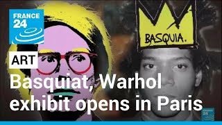 Basquiat Warhol reunited in Paris exhibition • FRANCE 24 English [upl. by Alim718]