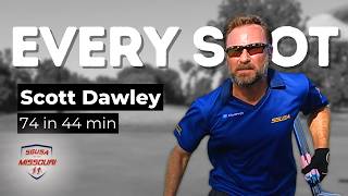 Every Shot Scott Dawley shoots 74 in 44 minutes [upl. by Arriek237]