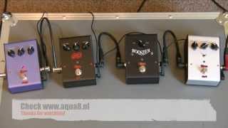 KLD pedal demo by Niels van der Steenhoven Fuzz TS overdrive EP Booster RAT [upl. by Ojillek]