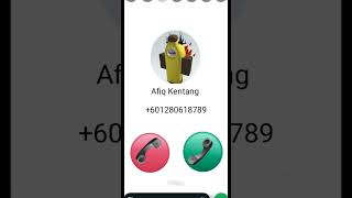 Afiq Kentang Call Aku [upl. by Suckow]