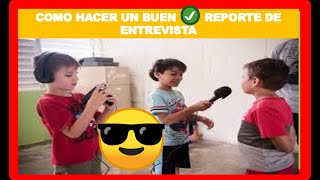 Cómo hacer un buen reporte de entrevista discurso directo e indirecto [upl. by Nnarual]