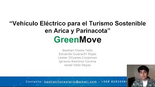 GreenMove Vehículo eléctrico para el turismo sostenible en Arica [upl. by Camden772]