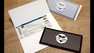 Anleitung Konzertkarte verpacken  Stampin Up [upl. by Guild]