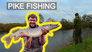 PIKE FISHING 2024 starts with a BANG Double hook up RIVER PIKING [upl. by Wexler]