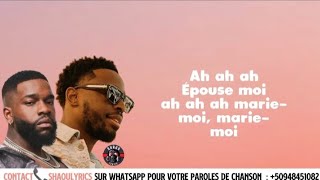 Dadju amp Tayc  Épousemoi Paroles [upl. by Peppie]