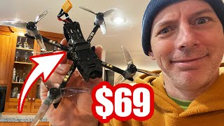 SCARY CHEAP DRONE The 69 Darwin Fpv Ape 3quot Toothpick Drone 🛸 [upl. by Sulecram]