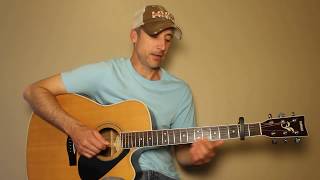 Written In The Sand  Old Dominion  Guitar Lesson  Tutorial [upl. by Opaline]