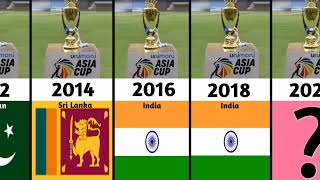 Asia Cup Winners List 1984 to 2022 [upl. by Annohs]