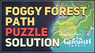 Foggy Forest Path Puzzle Genshin Impact [upl. by Combe]