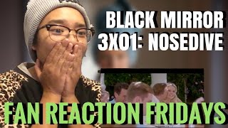 Black Mirror  Season 3 Episode 1 quotNosedivequot Reaction amp Review  Fan Reaction Fridays [upl. by Innig]