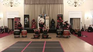 Tengu Taiko Drummers at UK Bujinkan Taikai Liverpool October 2004 [upl. by Greeson]