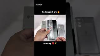 Red magic 9 pro unboxing 🔥🔥 powerhouse ✨ shortrending unboxingvideo funny creditViaTechX [upl. by Wehtam]