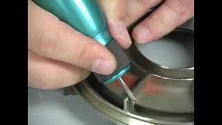 Deburring with a 4 hp StraightLine Pencil Grinder [upl. by Marcos794]