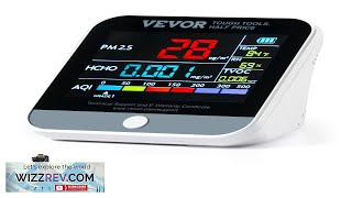 VEVOR Mini Air Quality Monitor 8IN1 Professional PM25 PM10 PM10 Particle Counter Review [upl. by Niamart]