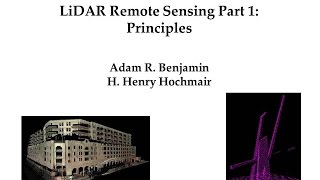 LiDAR Remote Sensing Part 1 Principles [upl. by Gagne]